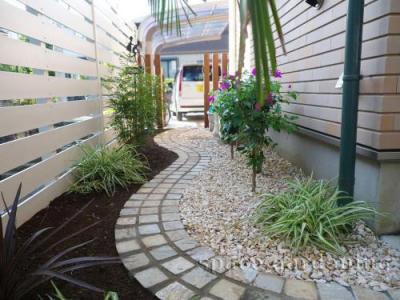 ピンコロ 石 施工例 ピンコロ 石 施工例