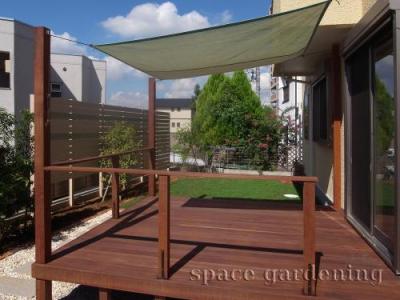 タープ ウッドデッキ 施工例 タープ ウッドデッキ 施工例