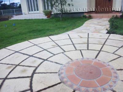 コンクリート平板 サークル コンクリート平板 サークル