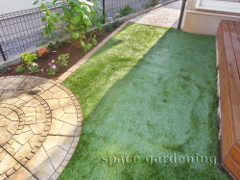 人工芝 庭 施工 人工芝 庭 施工