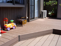 ウッドデッキ 樹脂 LIXIL TOEX 樹の木 八千代市 ウッドデッキ 樹脂 LIXIL TOEX 樹の木 八千代市