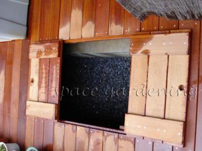 ウッドデッキ下 収納 施工例 ウッドデッキ下 収納 施工例