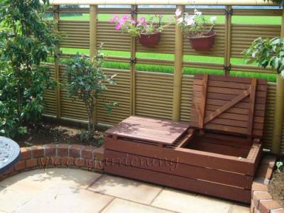 庭 木製ベンチ 収納 庭 木製ベンチ 収納