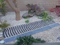 和風 坪庭 瓦 オンリーワン 遊瓦 桟形 施工 画像 和風 坪庭 瓦 オンリーワン 遊瓦 桟形 施工 画像