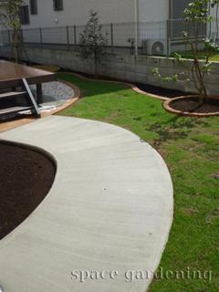 アプローチ コンクリート ハケ引き仕上げ アプローチ コンクリート ハケ引き仕上げ