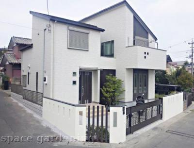 クローズ外構 角地 桶川市 クローズ外構 角地 桶川市