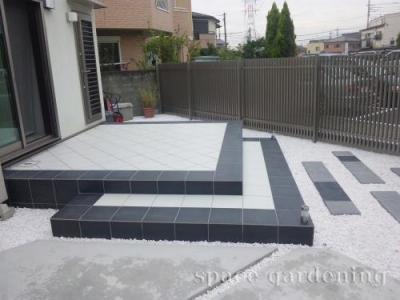 庭 タイルテラス リフォーム 庭 タイルテラス リフォーム