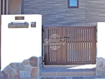 鉄平石 庭 鉄平石 庭