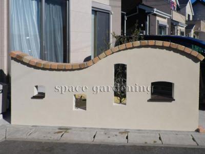 目隠し 塀 飾り窓 風窓 スリット 目隠し 塀 飾り窓 風窓 スリット