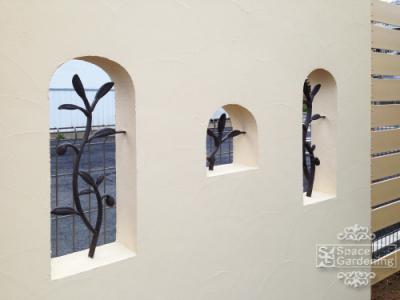 目隠し 塀 飾り窓 風窓 スリット 目隠し 塀 飾り窓 風窓 スリット