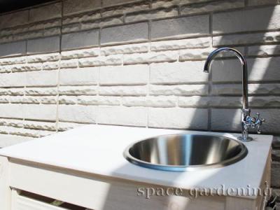 立水栓 タカショー エバーアートウッドガーデンシンク 立水栓 タカショー エバーアートウッドガーデンシンク