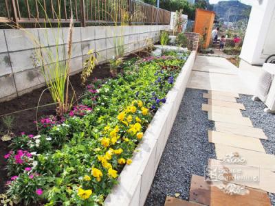 花壇 レンガ 花壇 レンガ