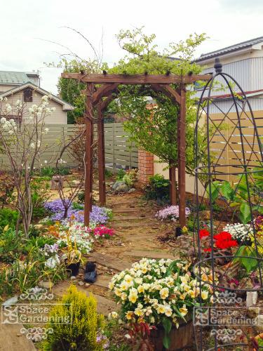 庭 ナチュラル アプローチ 庭 ナチュラル アプローチ