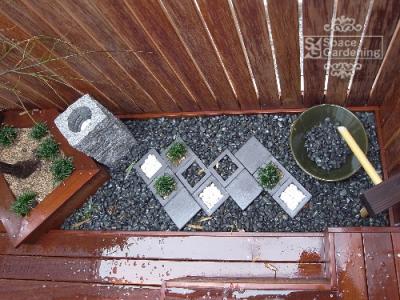 坪庭 和風 淡路瓦 坪庭 和風 淡路瓦