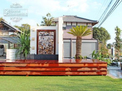 庭 壁泉 庭 壁泉