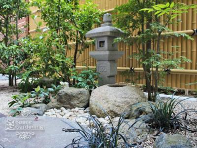 坪庭 和風 灯篭 織部灯篭 坪庭 和風 灯篭 織部灯篭