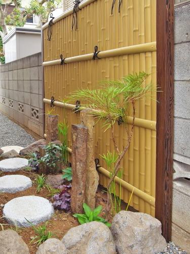坪庭 和風 フェンス 竹垣 エクスタイル 建仁寺垣 坪庭 和風 フェンス 竹垣 エクスタイル 建仁寺垣
