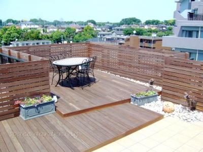 バルコニー ウッドデッキ テーブル&チェア バルコニー ウッドデッキ テーブル&チェア