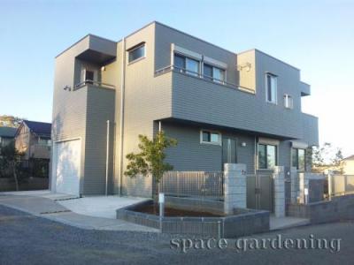 セミクローズ外構 角地 セミクローズ外構 角地