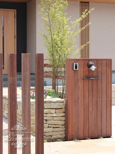 門柱 木製 アイアンウッド 門柱 木製 アイアンウッド