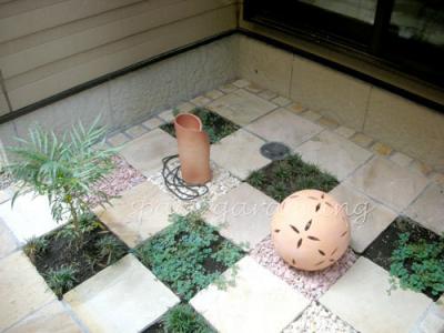 坪庭 洋風 坪庭 洋風