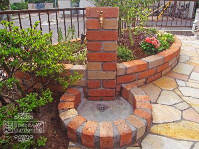 立水栓 レンガ積 立水栓 レンガ積