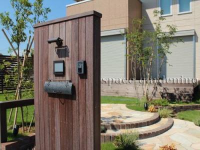 門柱 木製 ウリン材 門柱 木製 ウリン材