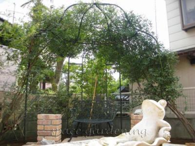 アーチ アイアン 植栽 バラ アーチ アイアン 植栽 バラ