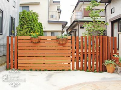 目隠し ウッドフェンス セランガンバツ材 目隠し ウッドフェンス セランガンバツ材