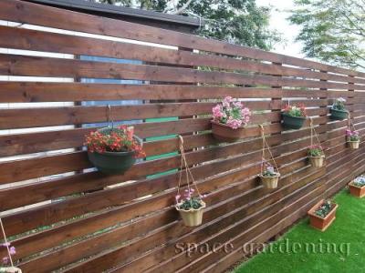 目隠し ウッドフェンス ウリン材 横ボーダー 目隠し ウッドフェンス ウリン材 横ボーダー