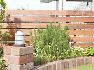 レンガ 花壇 レンガ 花壇