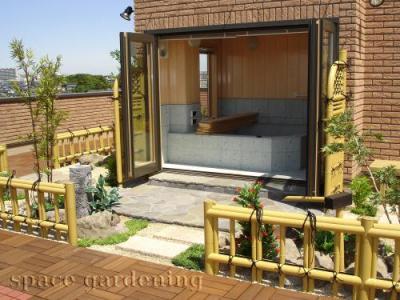 和風庭園 屋上 露天風呂 和風庭園 屋上 露天風呂