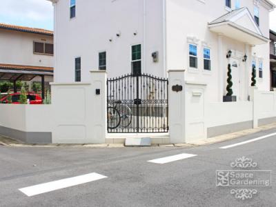 鋳物門扉 四国化成ブルーム門扉 14型 アンティーク 洋風 鋳物門扉 四国化成ブルーム門扉 14型 アンティーク 洋風