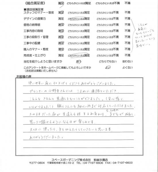 アンケート