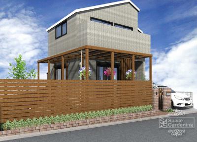 木製 | テラス屋根 | 庭 | デザイン